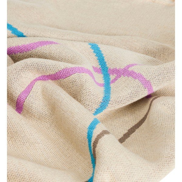 Beež puuvillane tekk 200x140 cm Outline - Hübsch-image-1