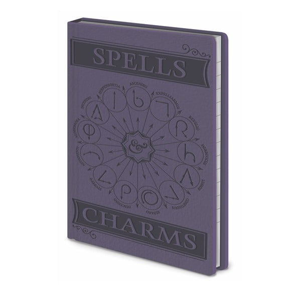 Linkovaný zápisník A5 Pyramid International Harry Potter: Spells & Charms, 56 stran