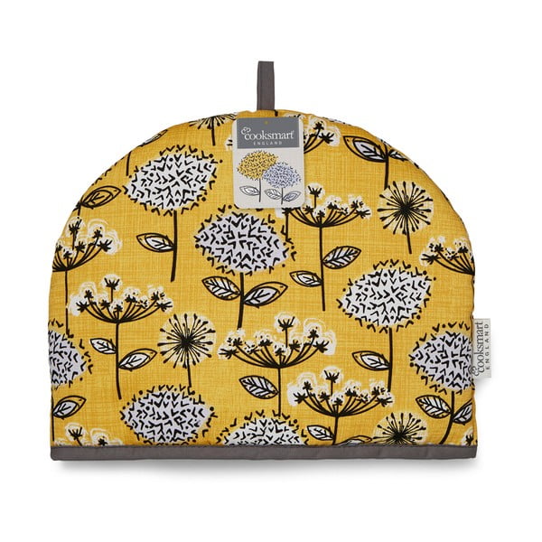 Kollane puuvillane kaane teekannule Retro Meadow - Cooksmart ®