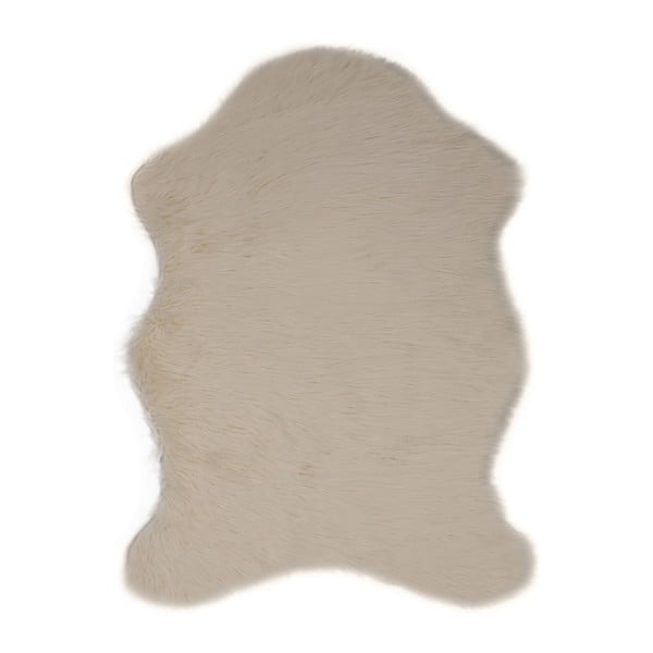 Krémový koberec z umělé kožešiny Pelus Cream, 75 x 100 cm