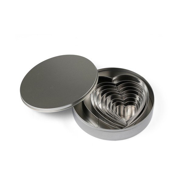 Küpsisevormid 9tk komplektis Heart - Blomsterbergs-image-1