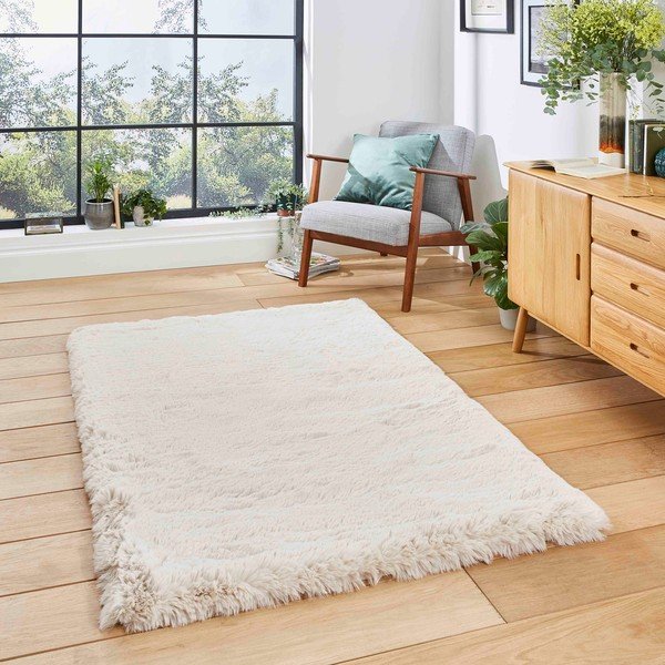 Kreem vaip 80x150 cm Super Teddy - Think Rugs-image-1
