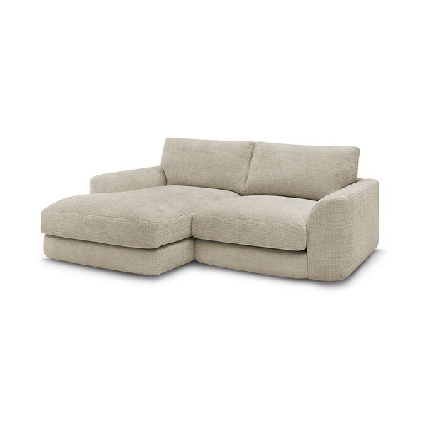 Beež šenillist nurgadiivan (vasak nurk) Leonore - Bobochic Paris