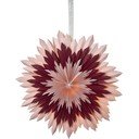 Roosa jõulukaunistus, ø 60 cm Ice - Star Trading