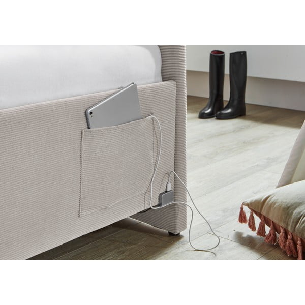 Beež lastevoodi 120x200 cm Cool - Meise Möbel-image-4