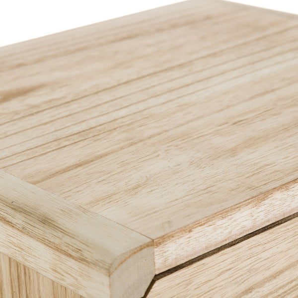 Eksootilisest puidust looduslikku värvi öökapp Natural Way - Casa Selección-image-4