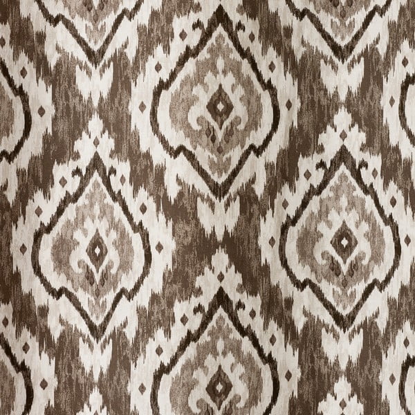 Pruunid kardinad 2tk komplektis 117x229 cm Suri Geo - Pineapple Elephant-image-3