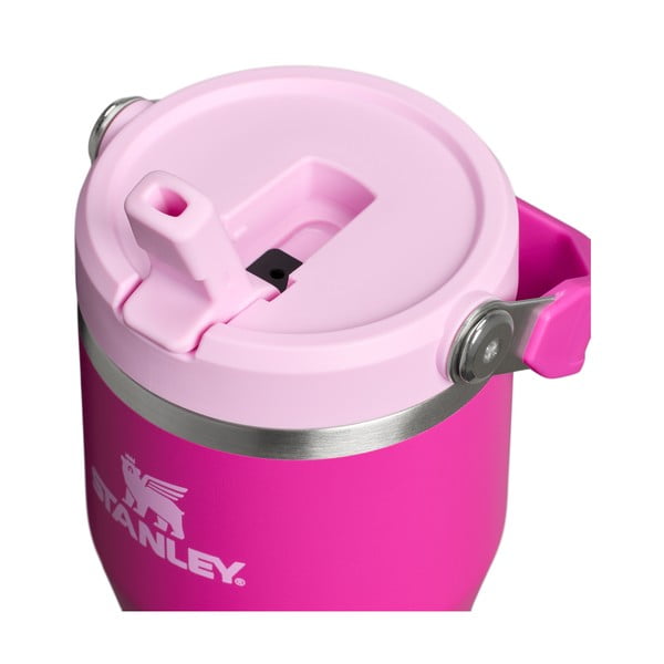 Roosa termopudel 600 ml IceFlow Flip Straw 2.0 - Stanley-image-1