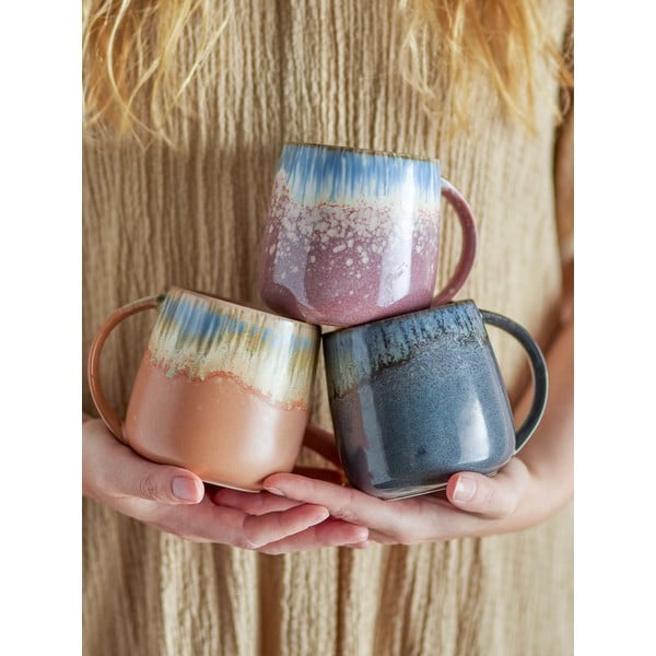 Kivikeraamikast kruusid 3tk komplektis 380ml Cloe - Bloomingville-image-1