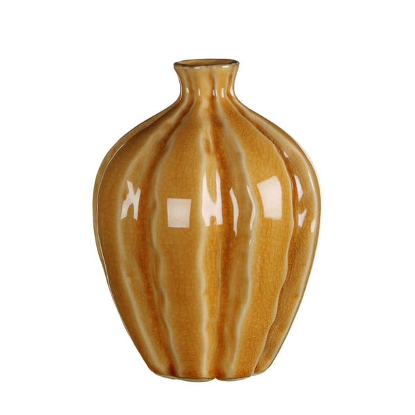 Keramická váza Marlena Ochre, 15x11 cm