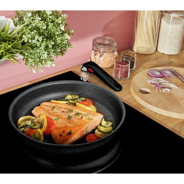 Alumiiniumist keedunõude komplekt 7 tk INGENIO Black stone L3998702 - Tefal-image-2