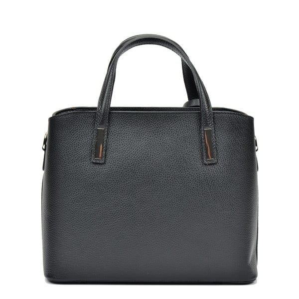 Must nahast käekott Lacy - Sofia Cardoni-image-1