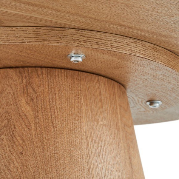 Tammedekooriga diivanilaud ø 60 cm Tango - Furnhouse-image-4