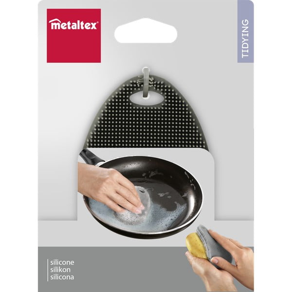 Silikoonist nõudepesukäsn - Metaltex-image-1