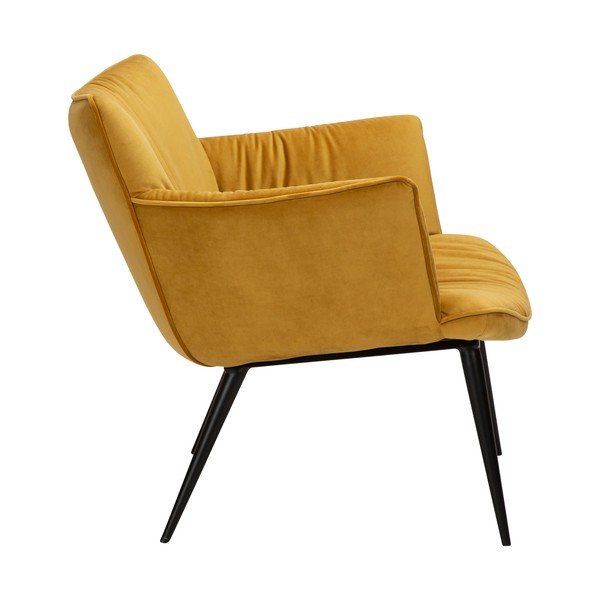 Kollane sametist tugitool Join - DAN-FORM Denmark-image-2