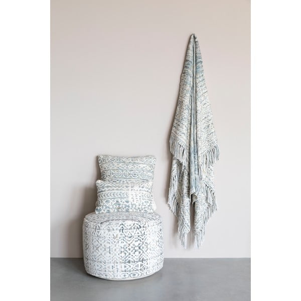 Puuvillane ruuduline sinine, 130 x 170 cm Liv - White Label-image-4