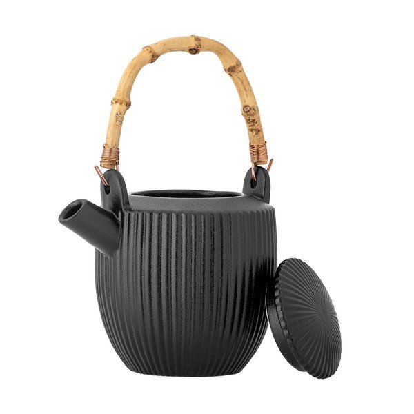 Must kivikeraamikast teekann 850 ml Neri - Bloomingville-image-4