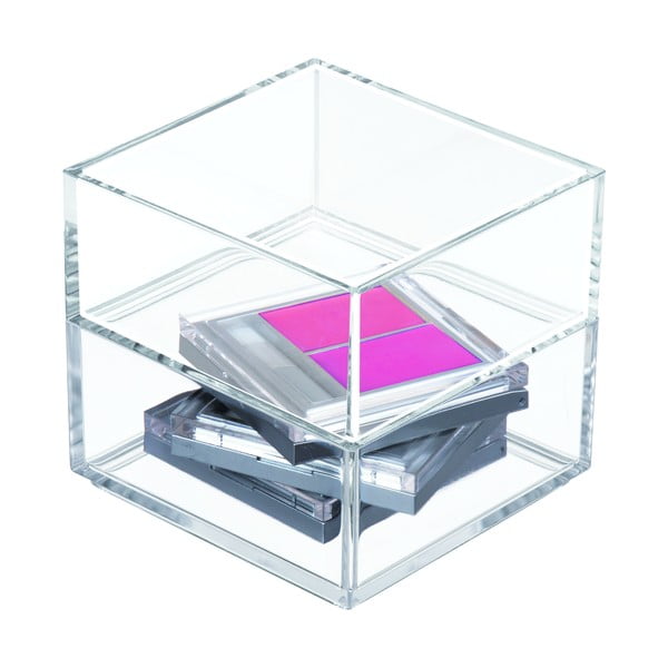 Clarity läbipaistev korrastatav korraldaja, 10 x 10 cm - iDesign
