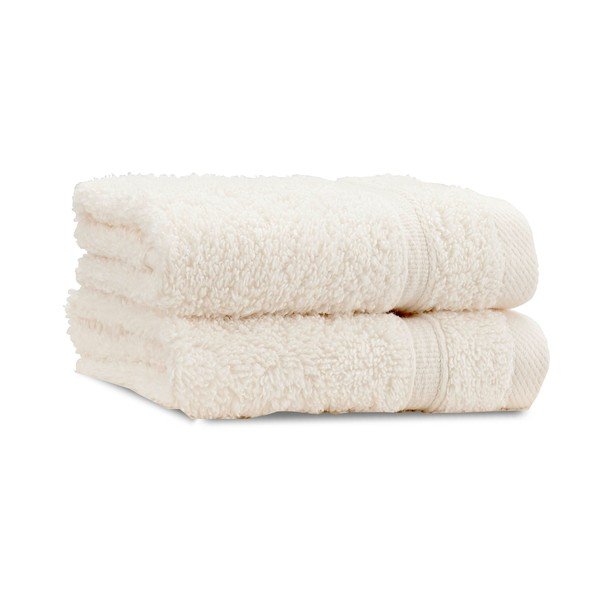 Kreemid froteerätikud 2tk komplektis 30x30 cm Zero Twist - Catherine Lansfield