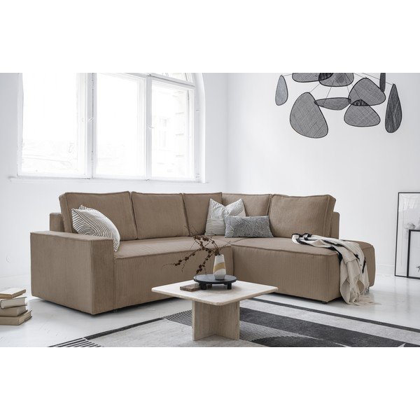 Beež velvetist diivanvoodi Brave Dave - Miuform-image-3