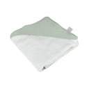 Roheline musliinist beebirätik kapuutsiga 75x75 cm - Bébé Douceur