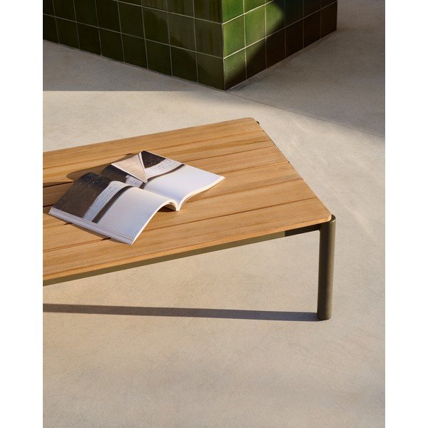 Tiikpuust aiakohvilaud 63x149 cm Sorells - Kave Home-image-2