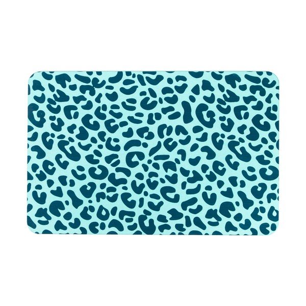 Helesinine vannitoamatt 39x60 cm Leopard - Artsy Doormats
