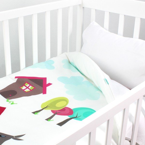 Laste puuvillane padi ja padi , 100 x 120 cm Grandma - Mr. Fox-image-1