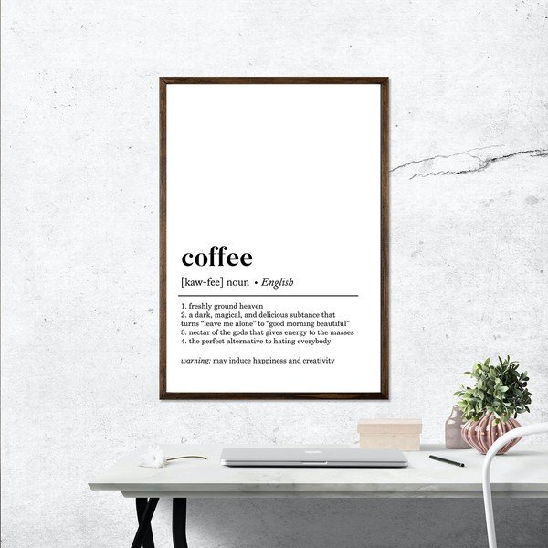 Plakat raamis 50x70 cm Coffee - Wallity-image-3