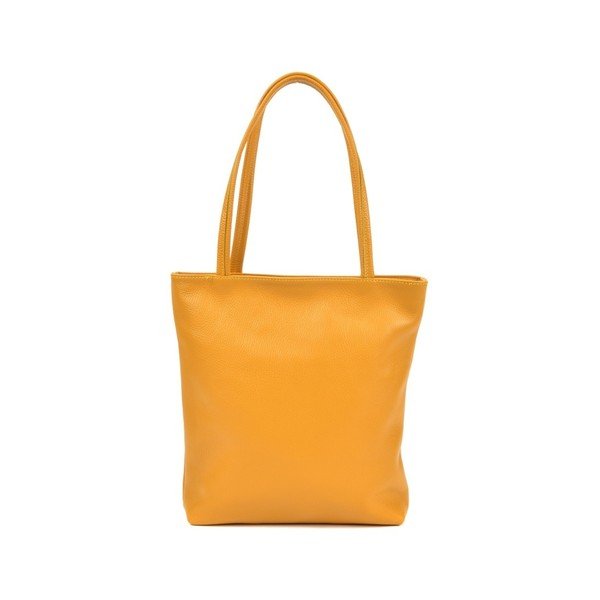 Kollane nahast käekott Huniya - Roberta M-image-1