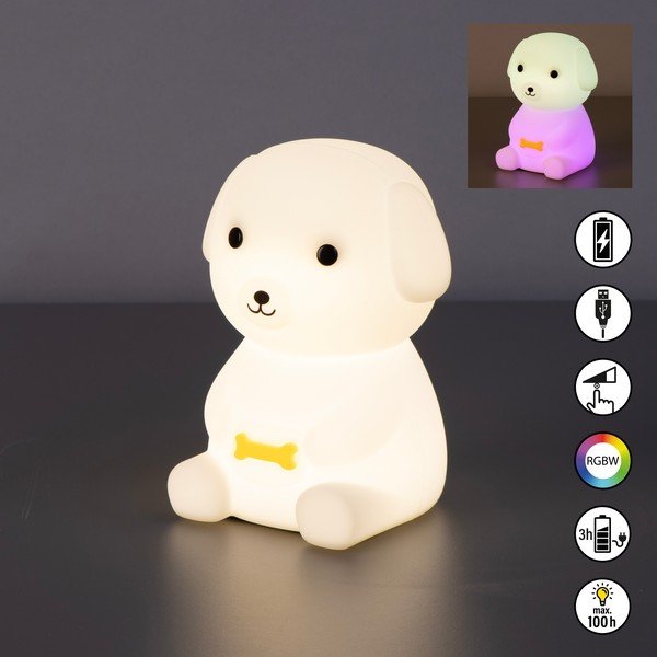 Valge laste öölamp Leo - Fischer & Honsel-image-3