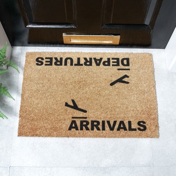Kookoskiududest matt  40x60cm Arrivals and Departures - Artsy Doormats-image-2