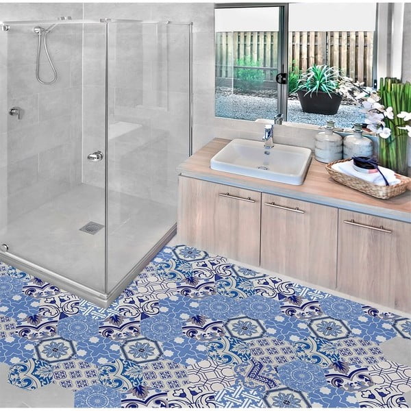 10 veekindla põrandakleebise komplekt , 20 x 18 cm Ursulina - Ambiance-image-3