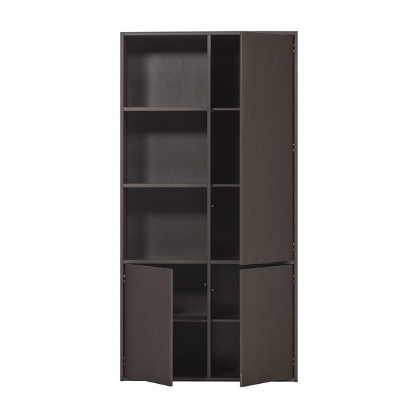 Tumepruun männipuidust moodulkapp 108x215 cm Meggy - WOOOD-image-4