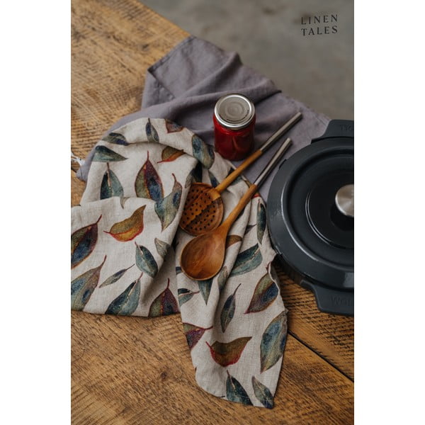 Linane rätik 65x65 cm Golden Fall - Linen Tales-image-1