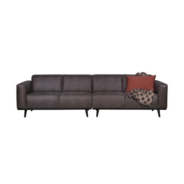 Tumehall kunstnahast diivan , 280 cm Statement - BePureHome-image-2