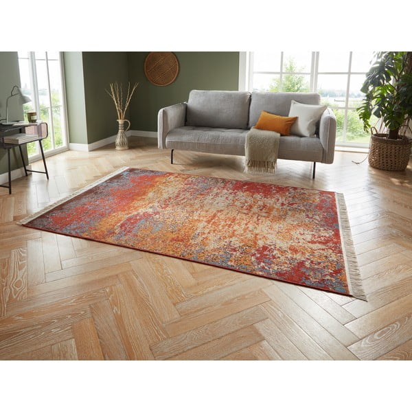 Värviline vaip taaskasutatud puuvillast , 160 x 230 cm Sarobi - Nouristan-image-1