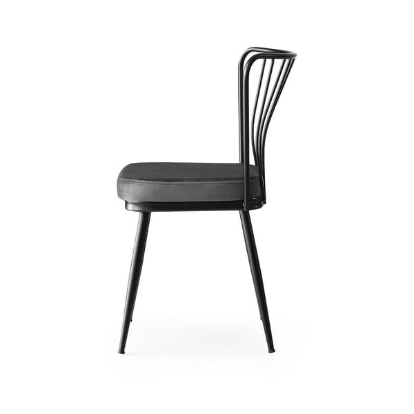 Antratsiitsed metallist söögitoolid 2tk komplektis Yildiz - Kalune Design-image-3