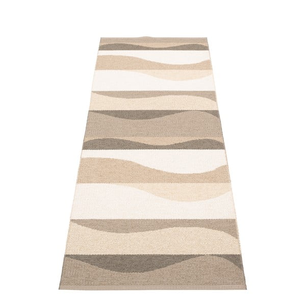 Pruun-beež sise/välisvaip 70x200 cm Urvi Earth – Pappelina-image-2