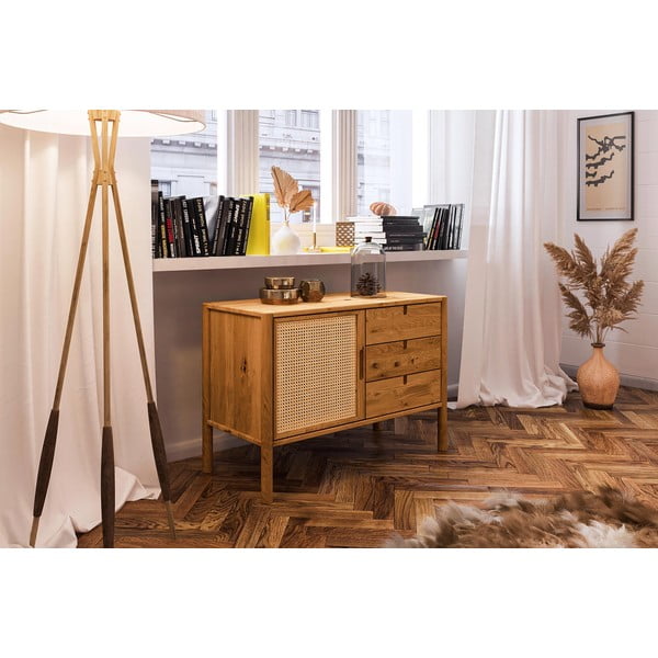 Madal kapp tammepuust 97x69 cm Pola - The Beds-image-4