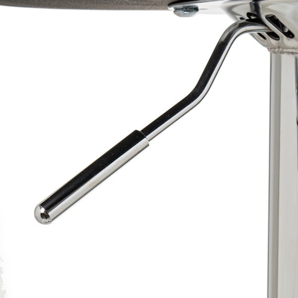 Mustad kunstnahast reguleeritava kõrgusega baaritoolid 2tk komplektis (istme kõrgus 73 cm) - Casa Selección-image-3