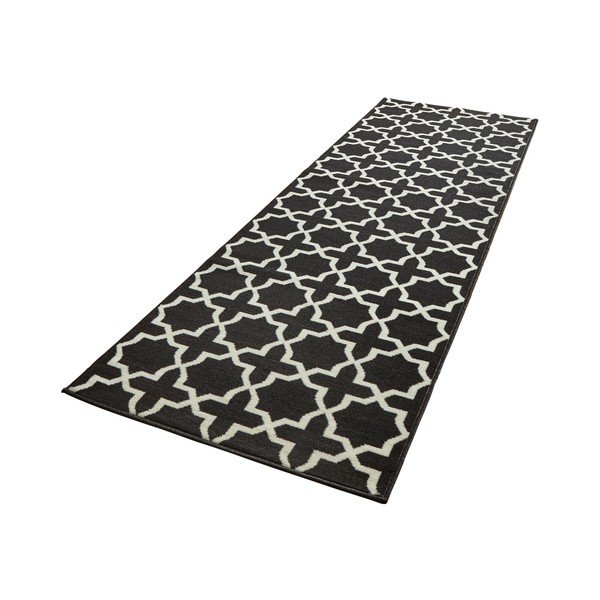 Must-valge jooksja , 80 x 350 cm Basic Glam - Hanse Home-image-2