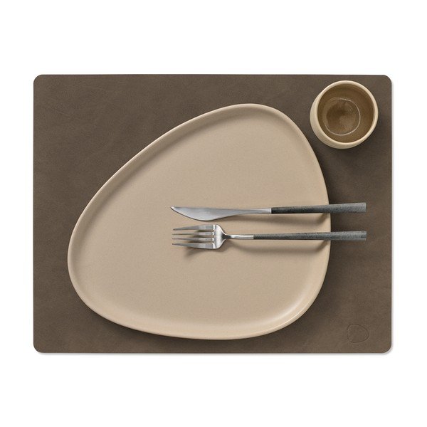 Öko-nahast lauamatt 35x45 cm Square L Nupo - LIND DNA-image-2