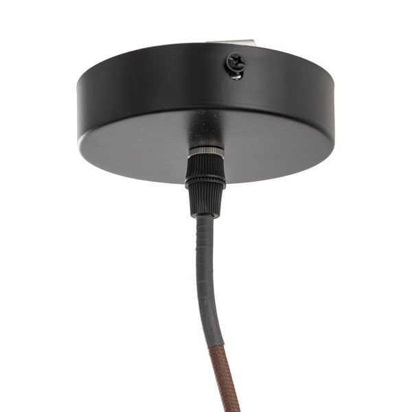 Pruun rippvalgusti klaasist varjuga ø 27 cm Ilua - Bloomingville-image-2