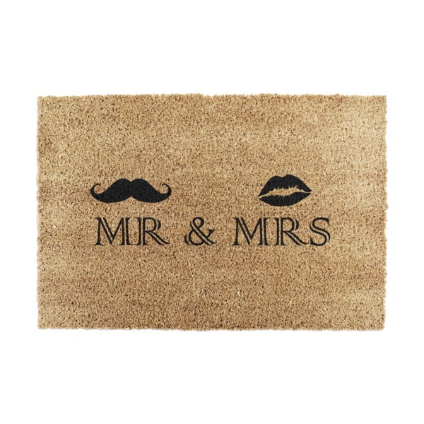 Kookoskiududest matt  40x60cm Mr and Mrs - Artsy Doormats