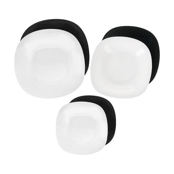 Klaasist sööginõude komplekt 18 osa LUNA - Orion