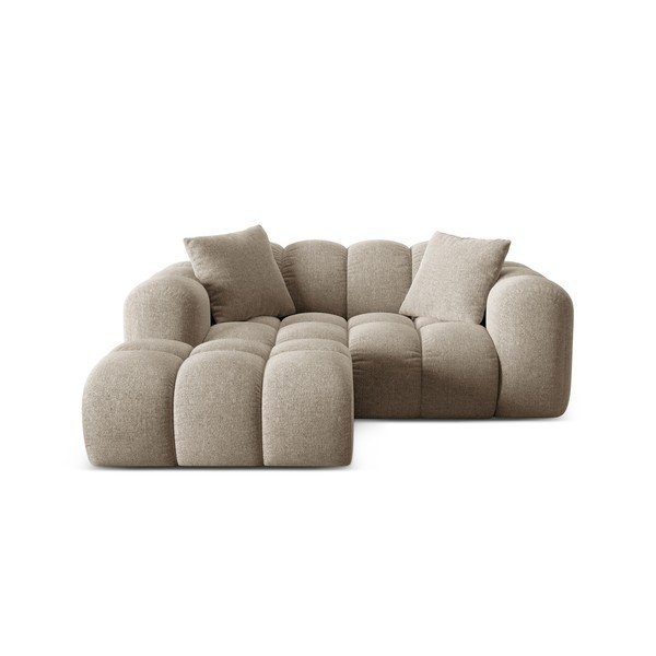 Helepruun šenillist nurgadiivan (vasak nurk) Treno - Cosmopolitan Design