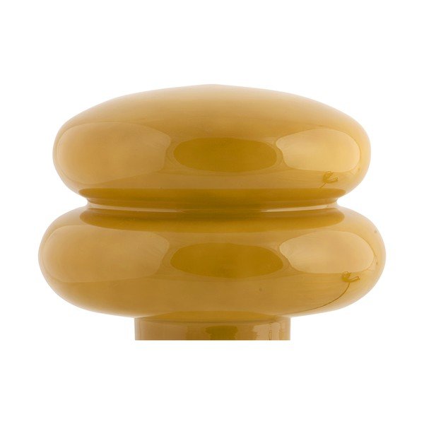 Ookerkollane klaasist laualamp (kõrgus 24 cm) Incesante - Leitmotiv-image-4