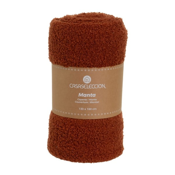 Tellisevärvi sherpa tekk 130x160 cm Sherpa Bouclé - Casa Selección-image-4