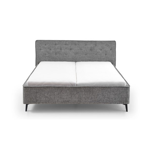 Hall polsterdatud kaheinimesevoodi 180x200 cm Alicante – Meise Möbel-image-3